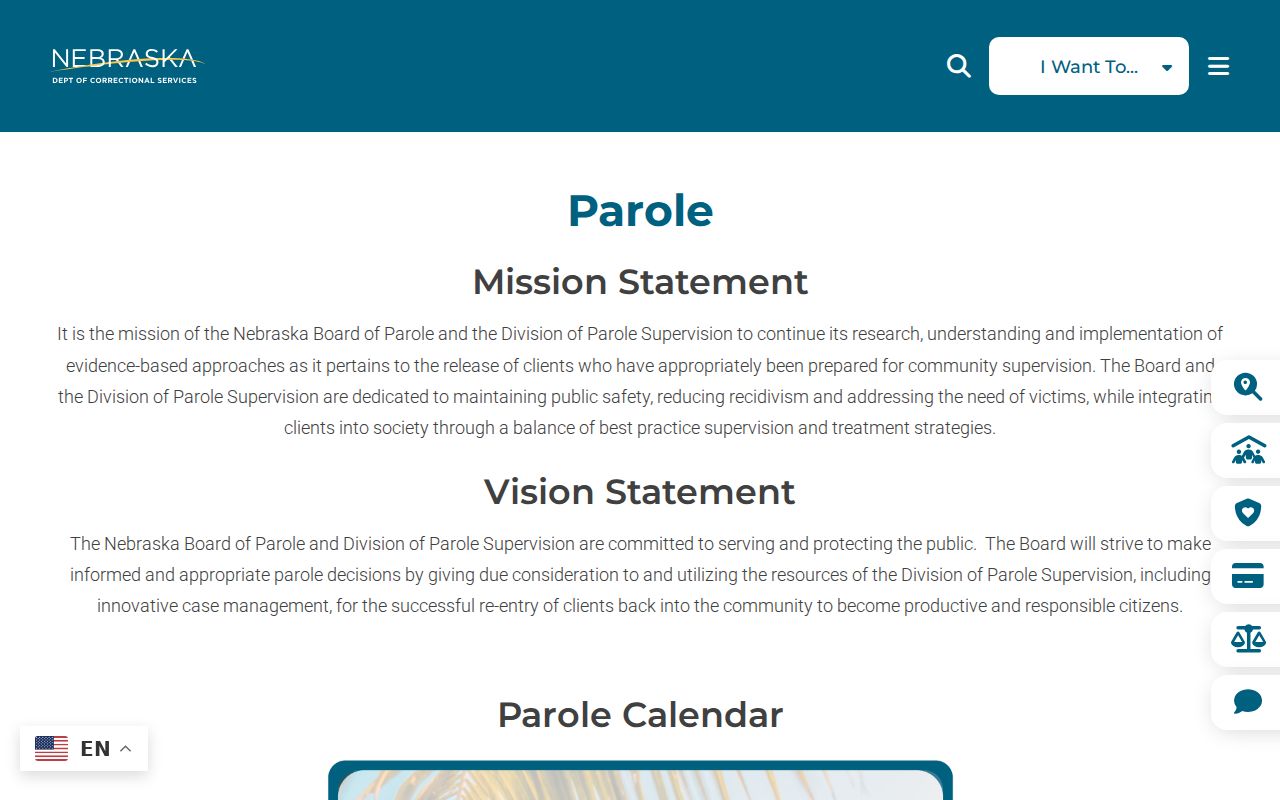 Johnson County criminal history and Nebraska parole structure