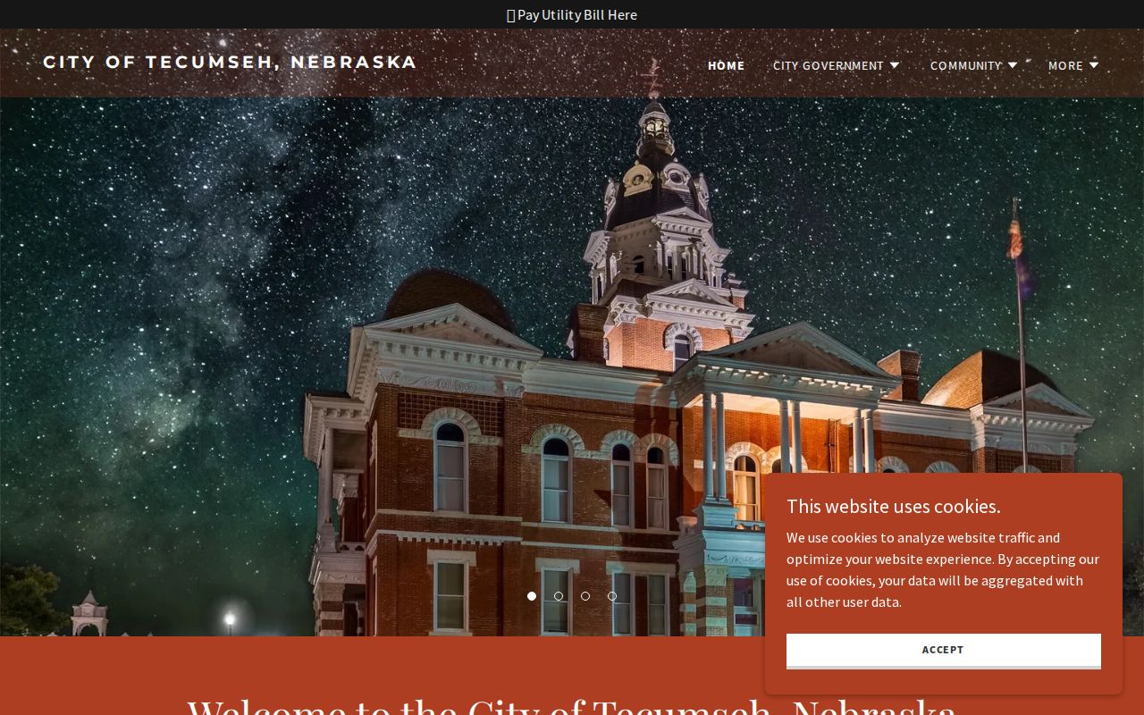 Johnson County Tecumseh criminal records city homepage